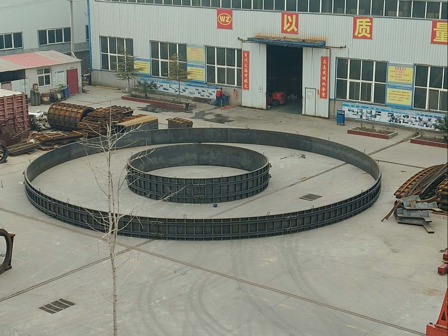 河南鋼模板廠家——18.8米風機模板準備發貨