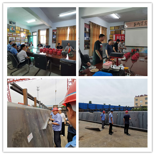 歡迎浙江交工集團股份有限公司到偉志模板廠家參觀驗貨