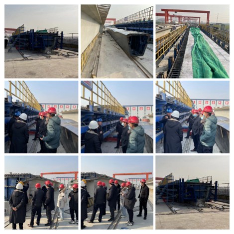 河南偉志鋼模板總經(jīng)理張秋改回訪沿黃項目部