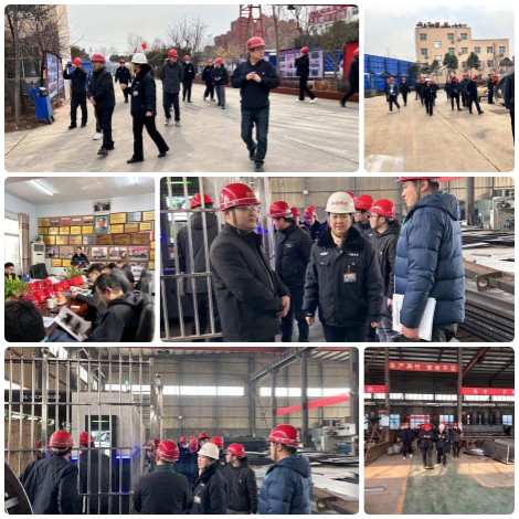 歡迎新襄項目部領導一行蒞臨河南偉志鋼模板廠家